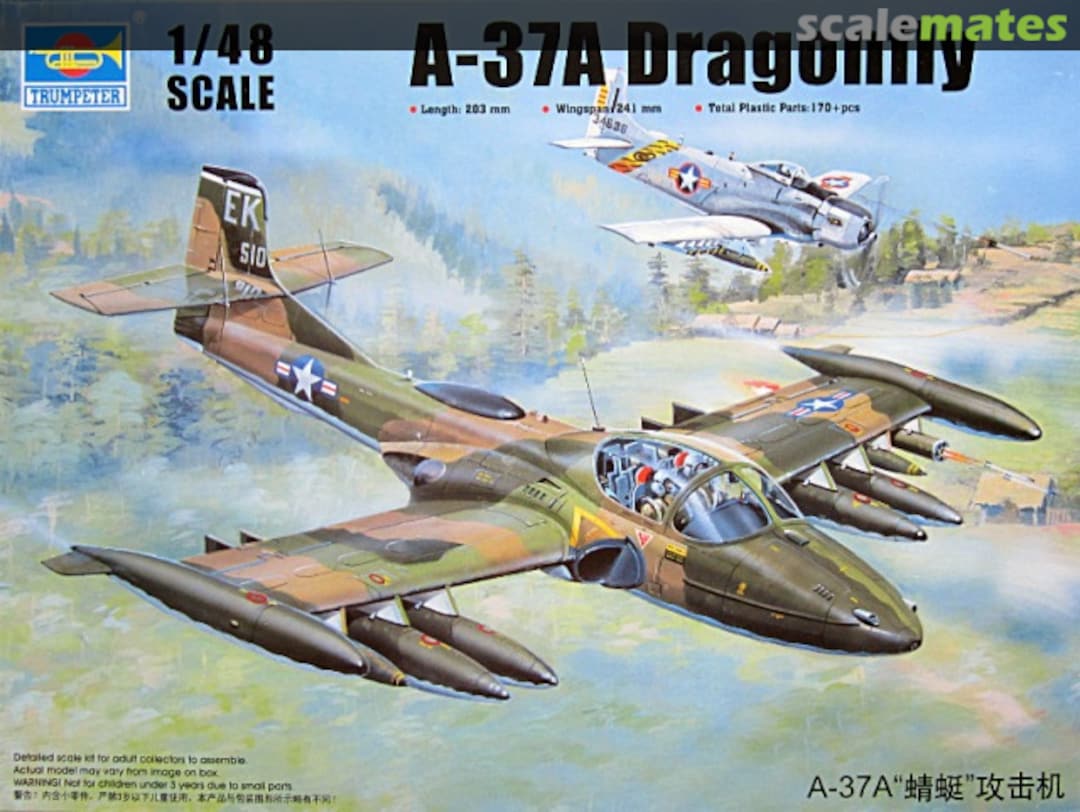 Boxart A-37A Dragonfly 02888 Trumpeter