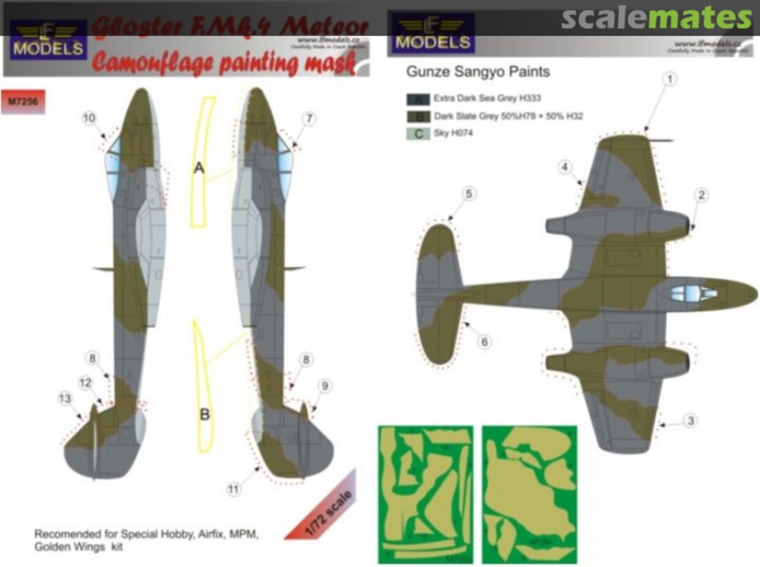 Boxart Gloster F.Mk.4 Meteor M7256 LF Models