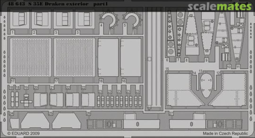 Boxart S 35E Draken exterior 48643 Eduard