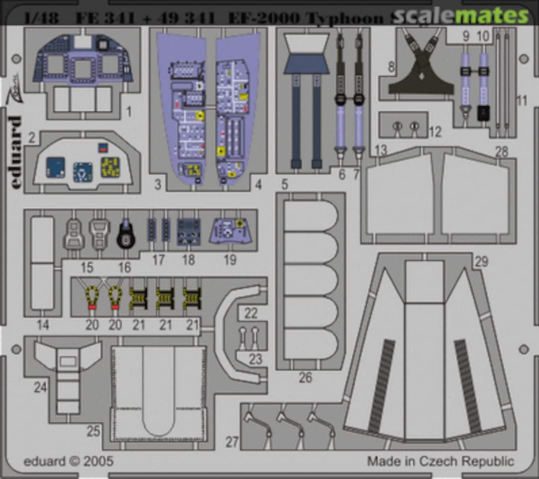 Boxart EF-2000 Typhoon Single Seater FE341 Eduard