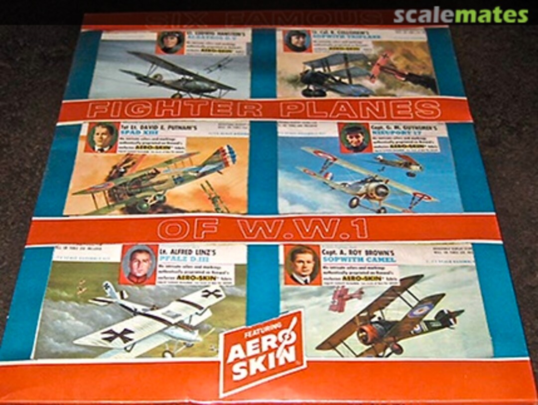 Boxart Six Famous Fighter Planes of W.W. I 2663 Renwal