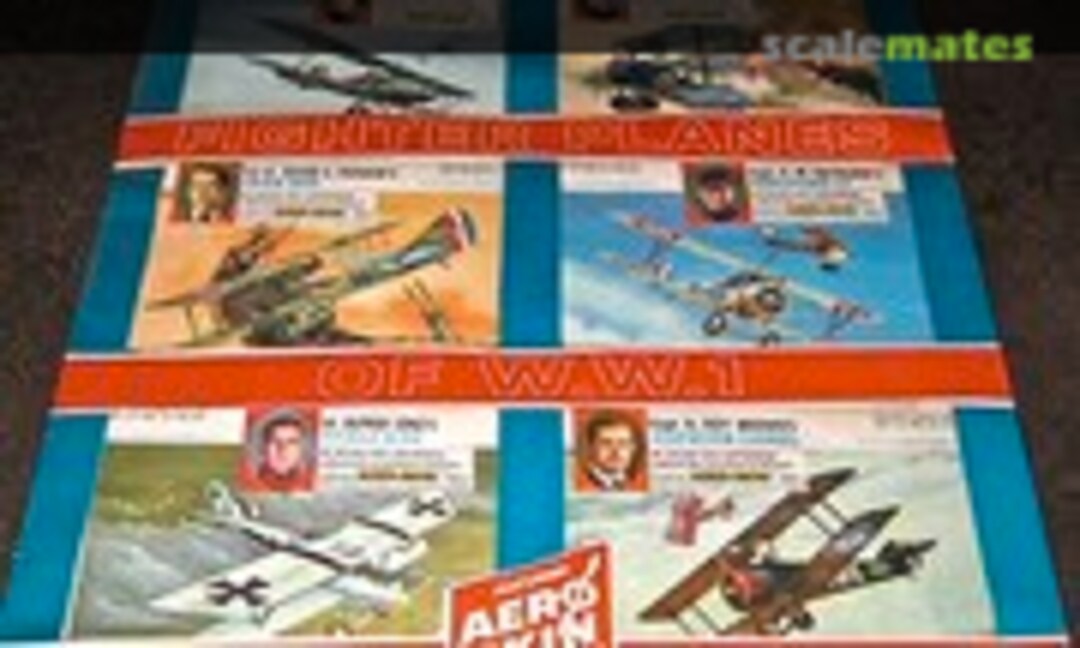 1:72 Six Famous Fighter Planes of W.W. I (Renwal 2663)