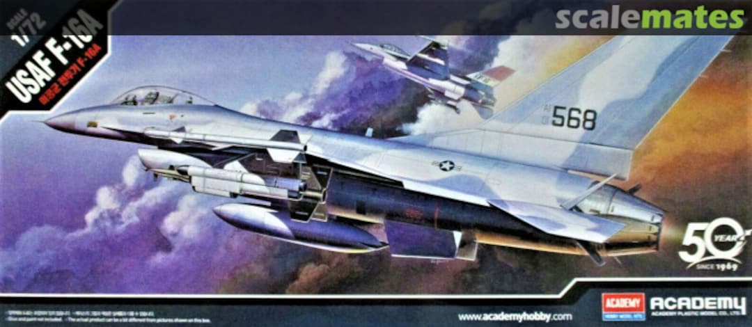 Boxart USAF F-16A (YF-16A) 12444 Academy