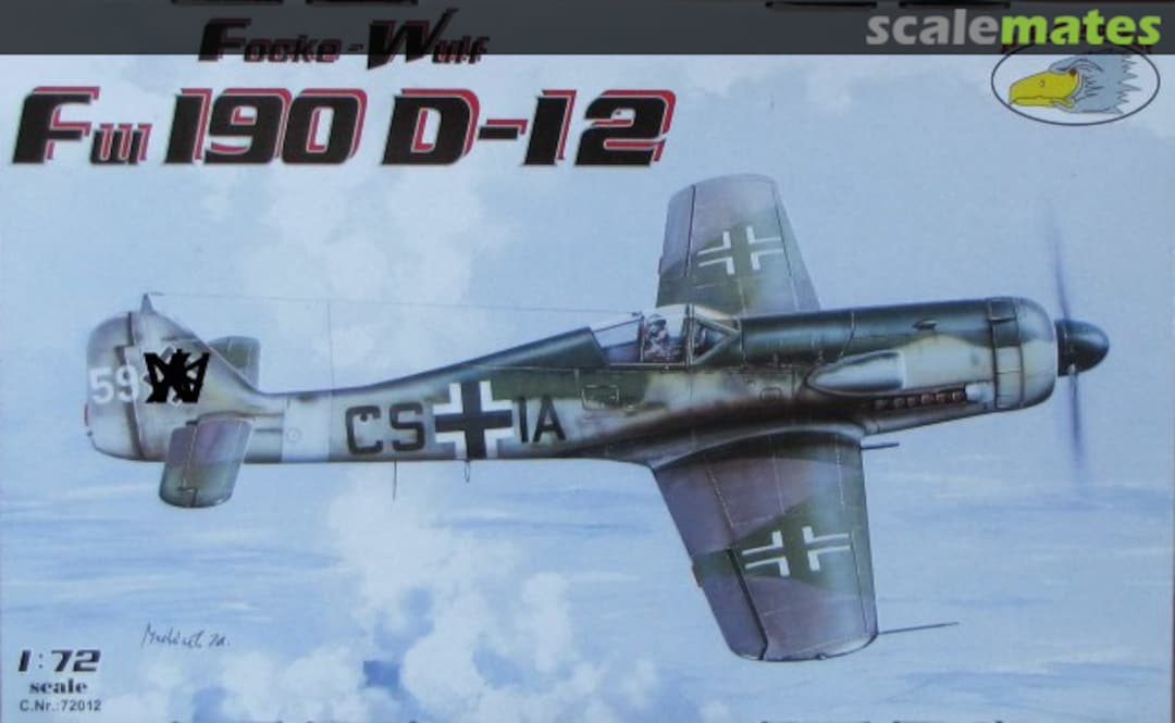 Boxart Focke-Wulf Fw 190 D-12 72012 R.V.Aircraft