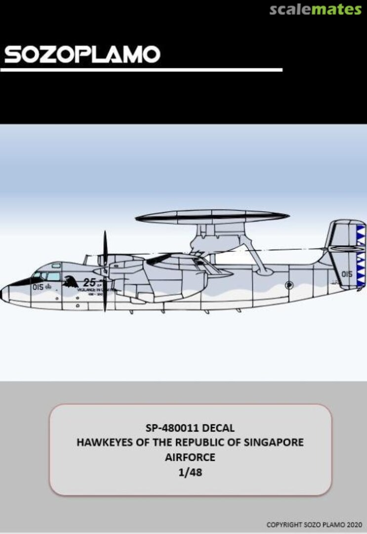 Boxart Republic of Singapore Airforce E-2C Hawkeyes SP-480011 SozoPlamo Studios