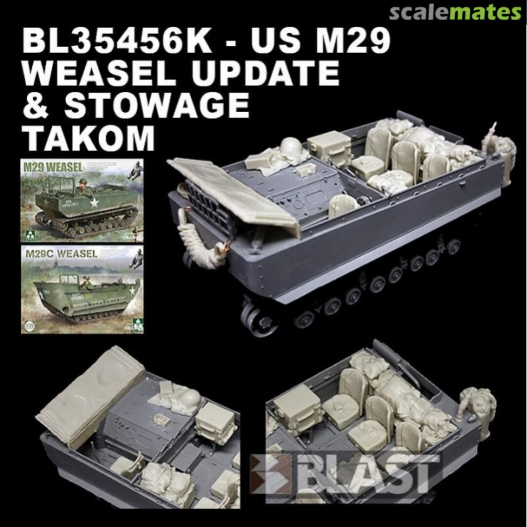 Boxart US M29 Weasel update & Stowage BL35456K Blast Models