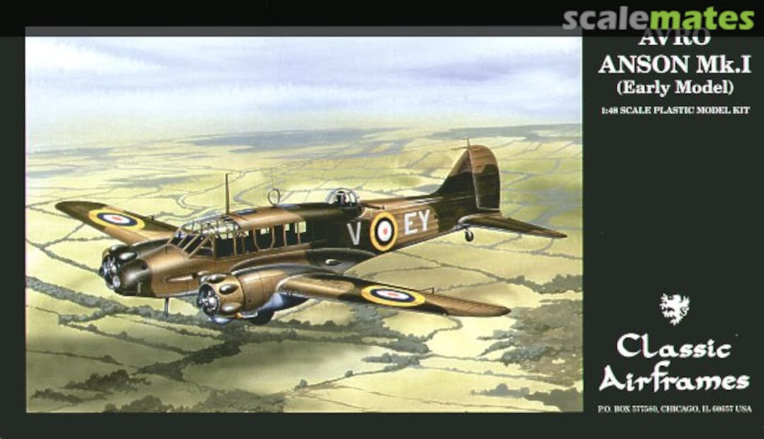 Boxart Avro Anson Mk.1 (Early Model) 4120 Classic Airframes