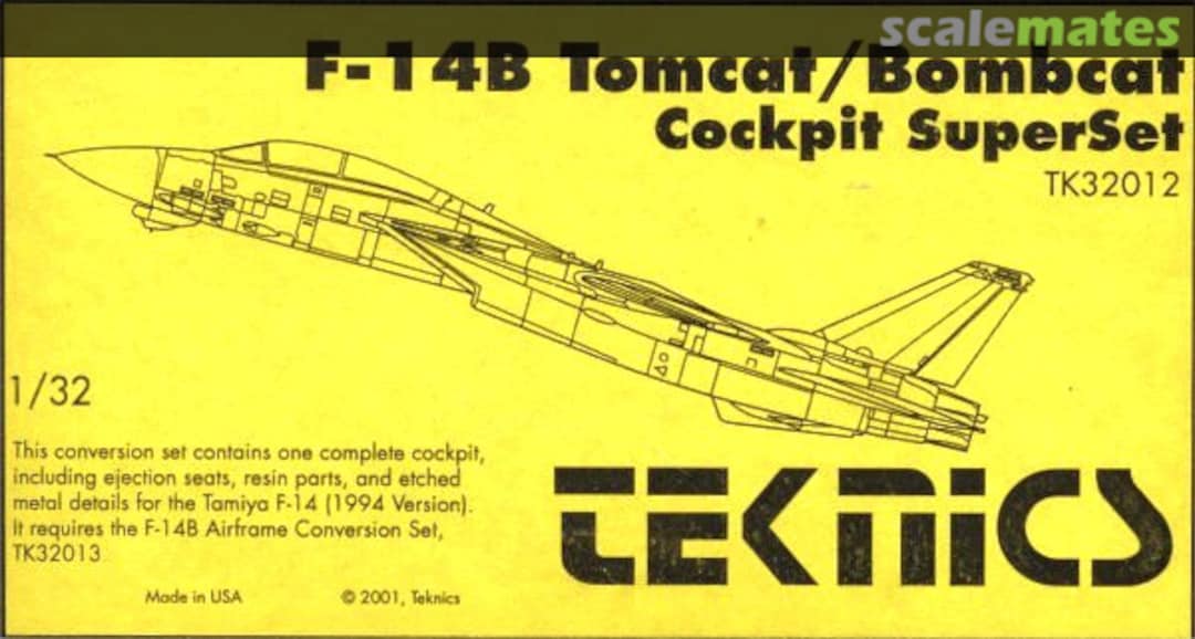 Boxart F-14B Tomcat/Bombcat Cockpit Superset TK32012 Teknics