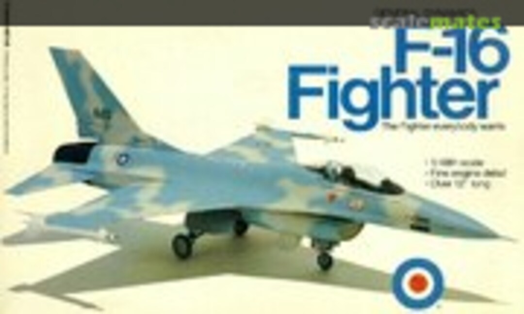 1:48 General Dynamics F-16 Fighter (Entex Industries 8523)