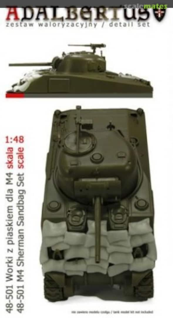 Boxart M4 Sherman Sandbag Set 48-501 Adalbertus