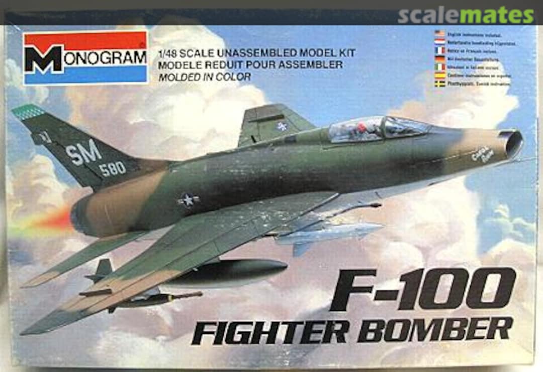 Boxart F-100 Fighter Bomber 5424 Monogram