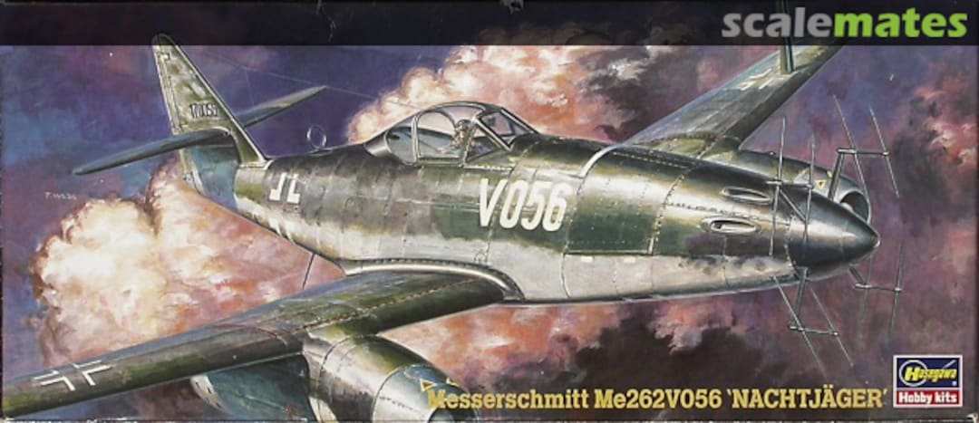 Boxart Messerschmitt Me262V056 'Nachtjäger' 52072 Hasegawa