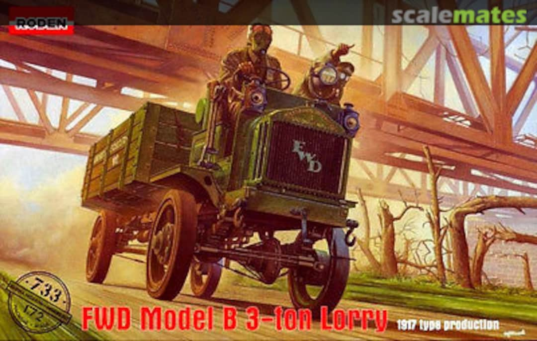 Boxart FWD Model B 3 Ton Lorry 733 Roden