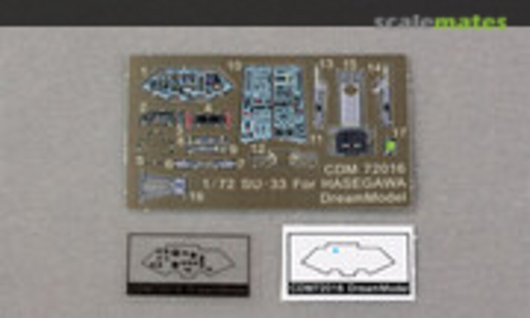 1:72 Su-33 Color Cockpit PE (DreamModel DMC 72016)