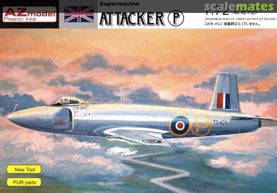 Boxart Supermarine Attacker AZ7327 AZmodel