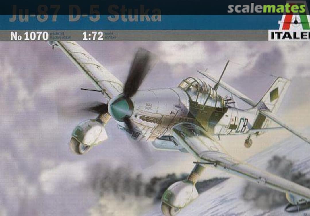 Boxart Ju-87 D-5 Stuka 1070 Italeri