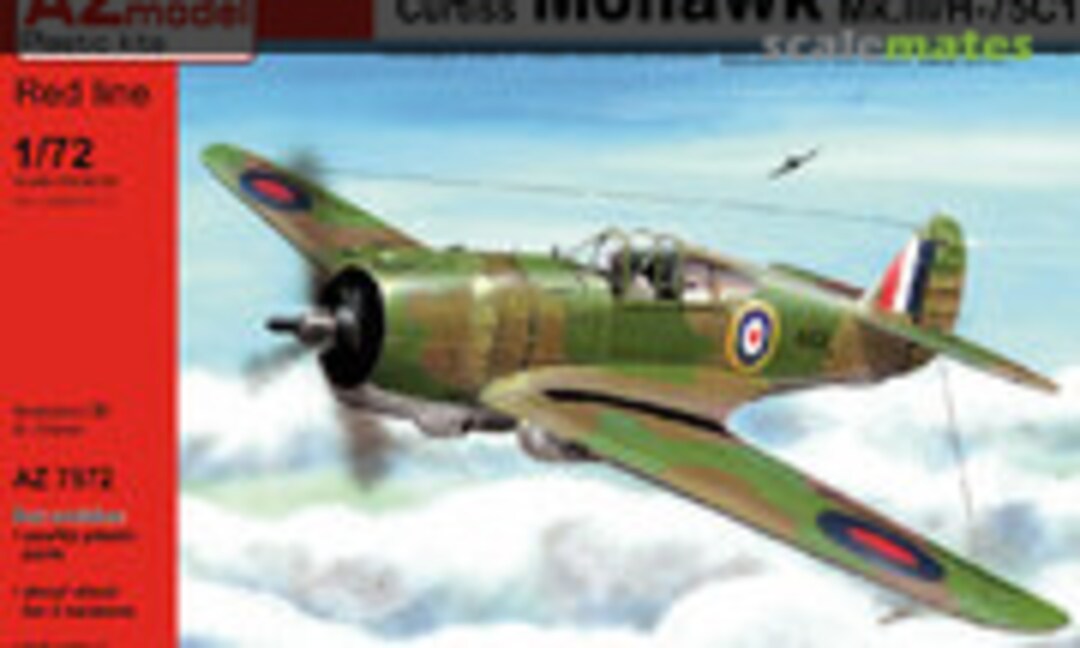 1:72 Curtiss Mohawk Mk.III/H-75C1 (AZmodel AZ 7572)