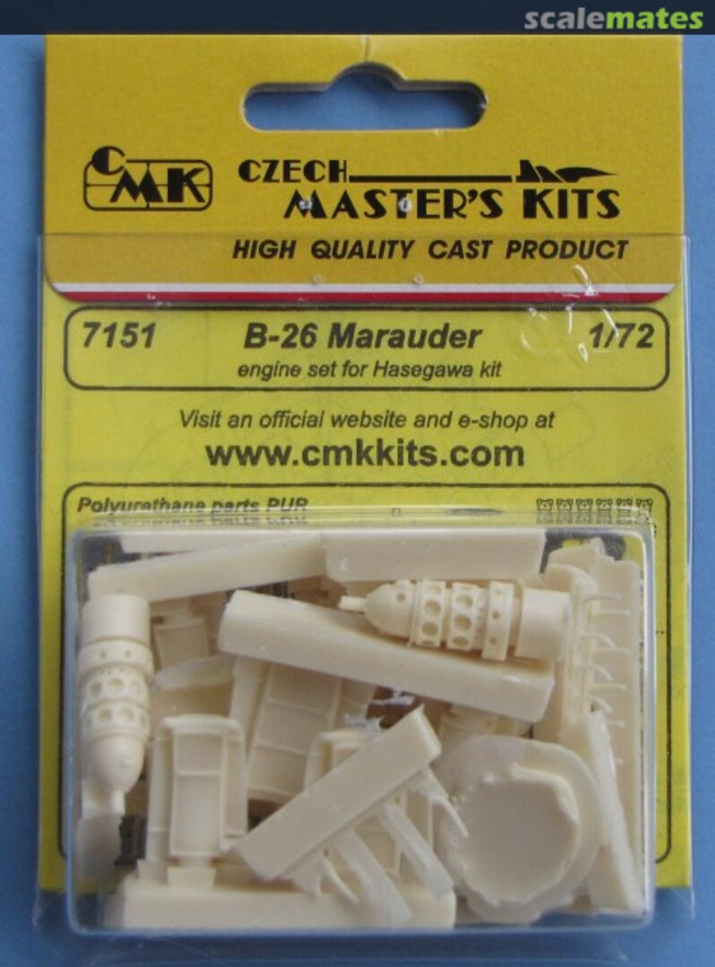 Boxart B-26 Marauder engine set 7151 CMK