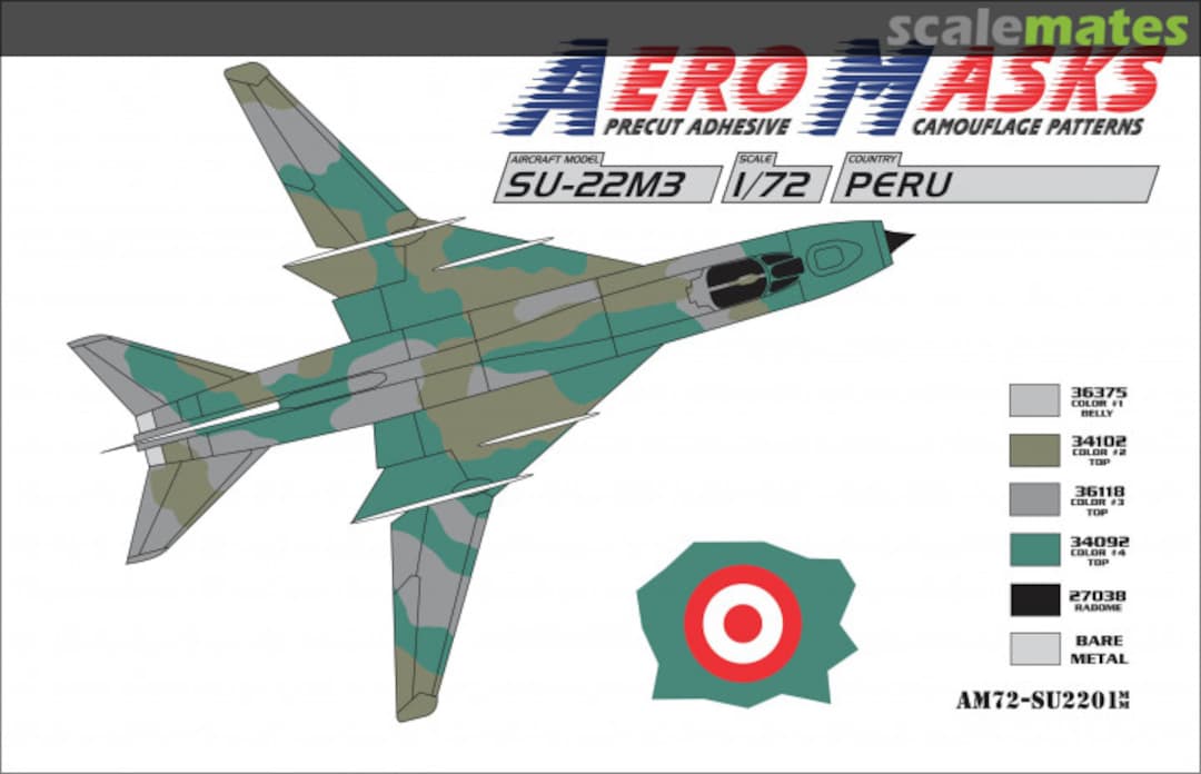 Boxart Su-22M3 Peru AM72-SU2201 AeroMasks