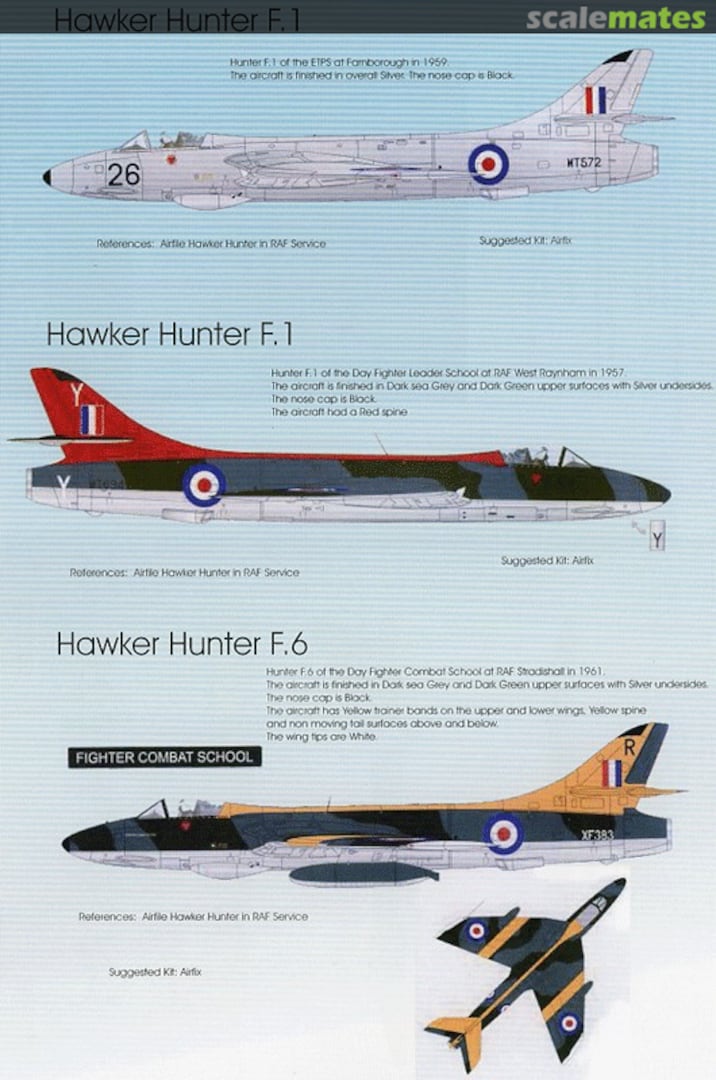 Boxart RAF Hunters Pt:1 BMD48011 Blackbird Models