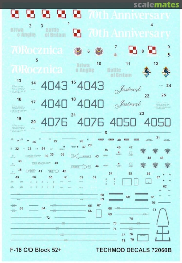 Contents F-16 C/D Block 52+ 72060 Techmod