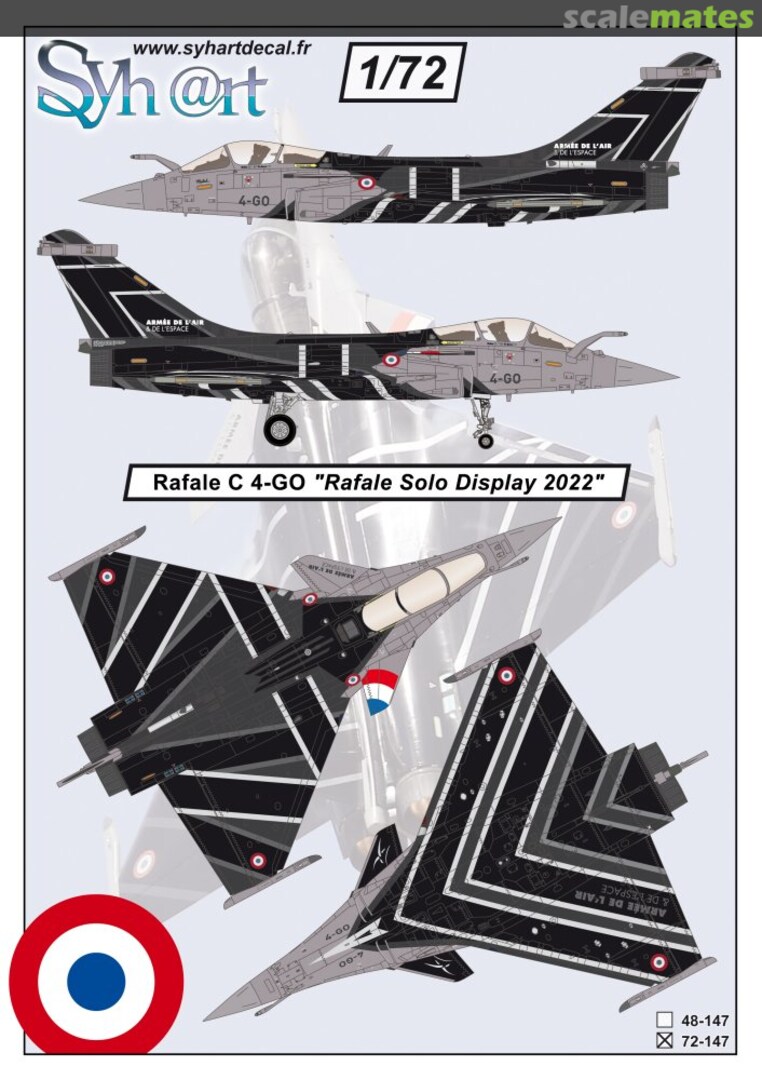 Boxart Rafale C 4-GO "Rafale Solo Display 2022" 72-147 Syhart