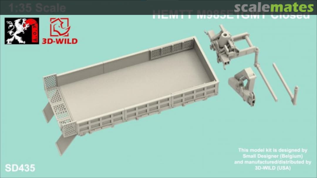 Boxart HEMTT M985E1 GMT SD435 3D-Wild