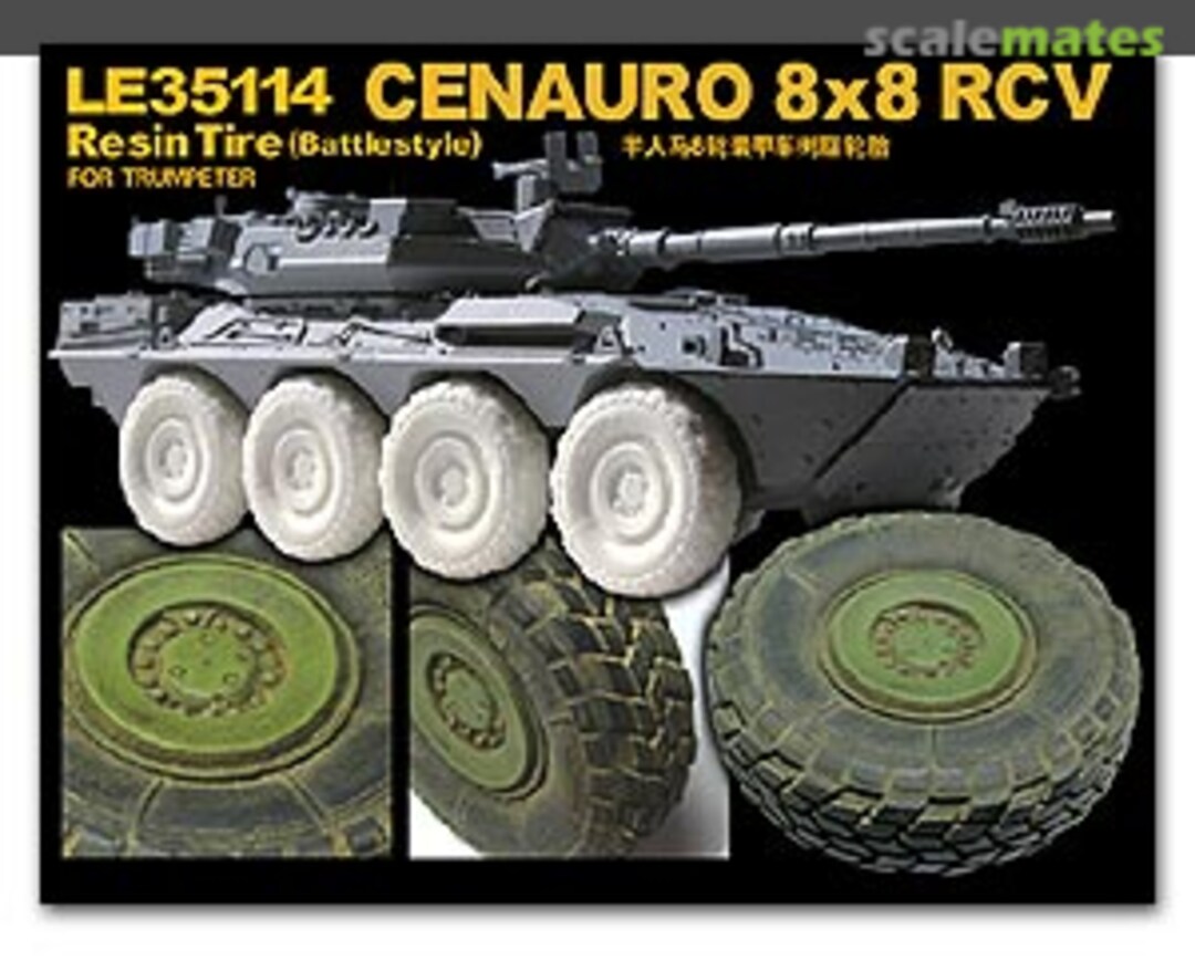 Boxart Centauro 8 x 8 RCV Resin Tire (Battle Style) LE35114 Lion Roar