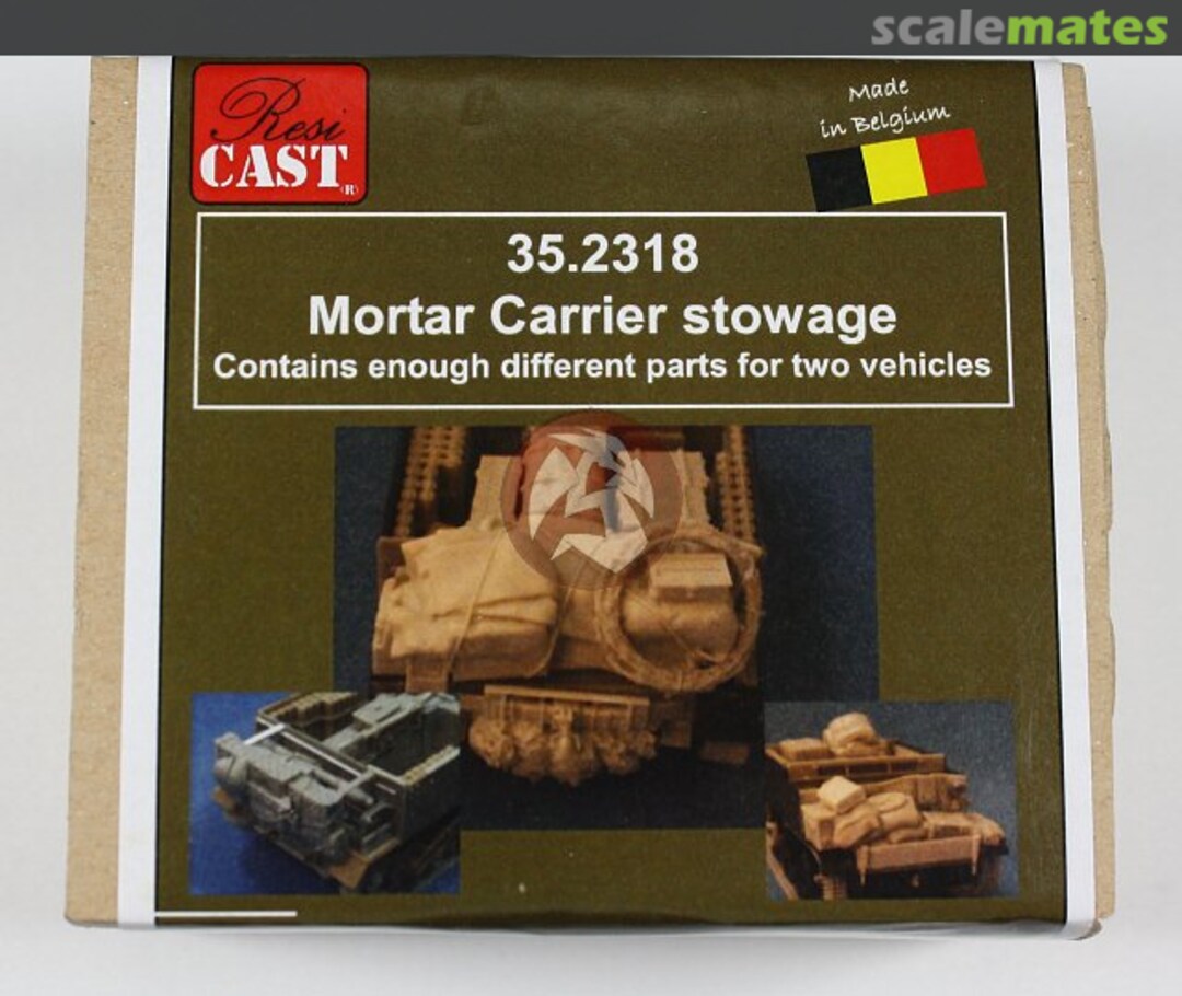 Boxart 3in Mortar Carrier stowage 35.2318 Resicast