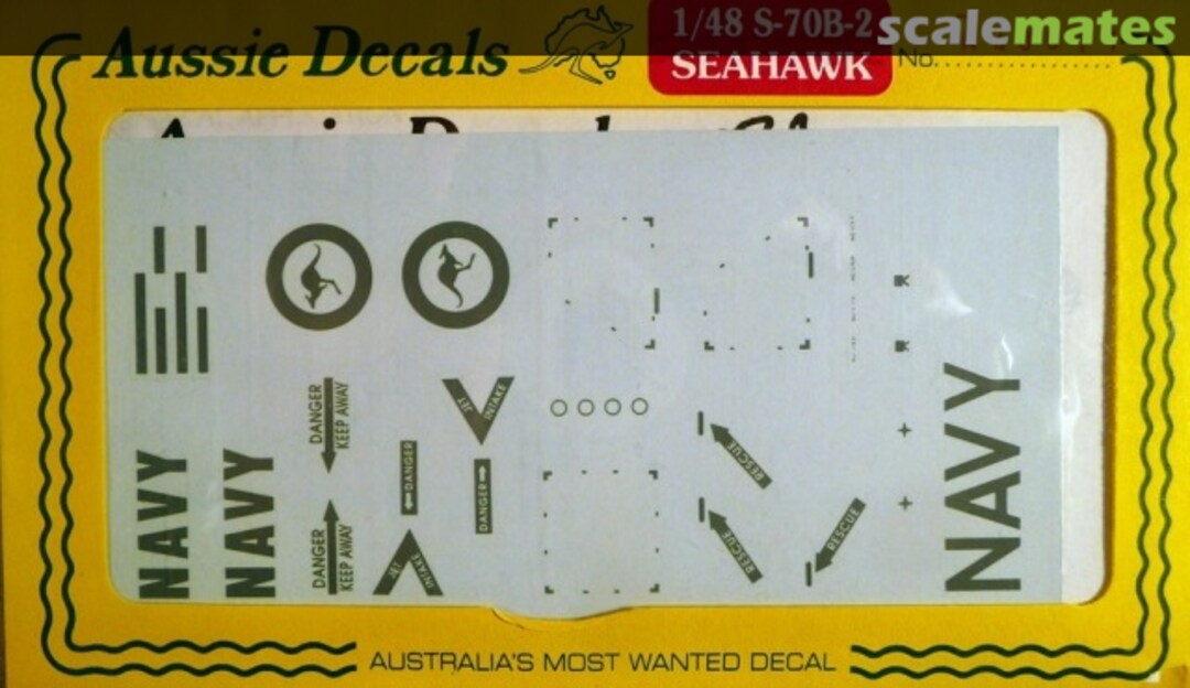 Boxart S-70B-2 Seahawk "Gulf War" A48011 Aussie Decals