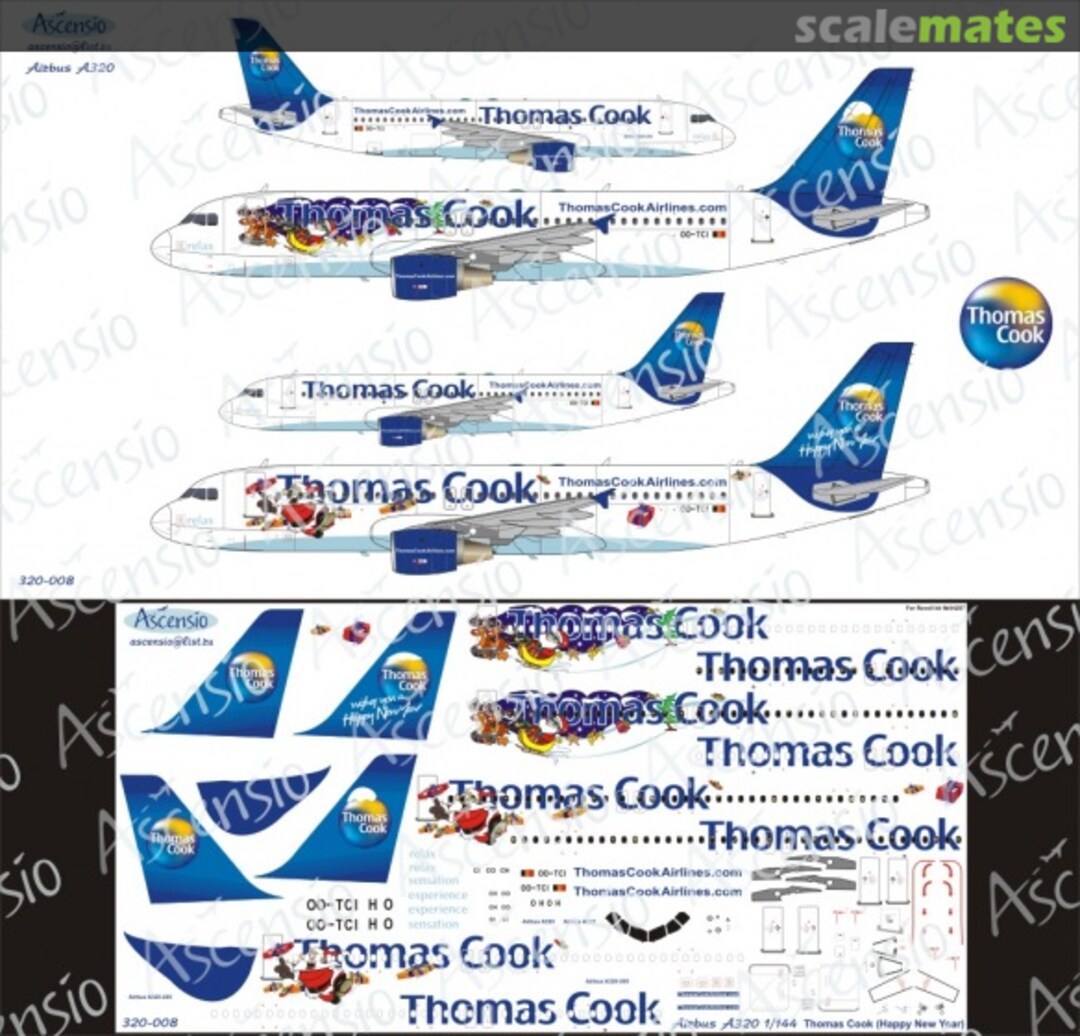 Boxart Airbus 320 Thomas Cook 320-008 Ascensio