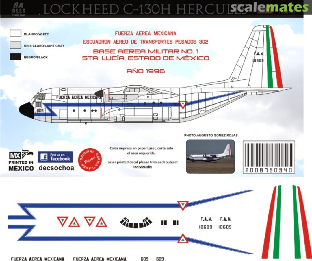 Boxart LOCKHEED C-130 HERCULES 7909-040 8aDecs