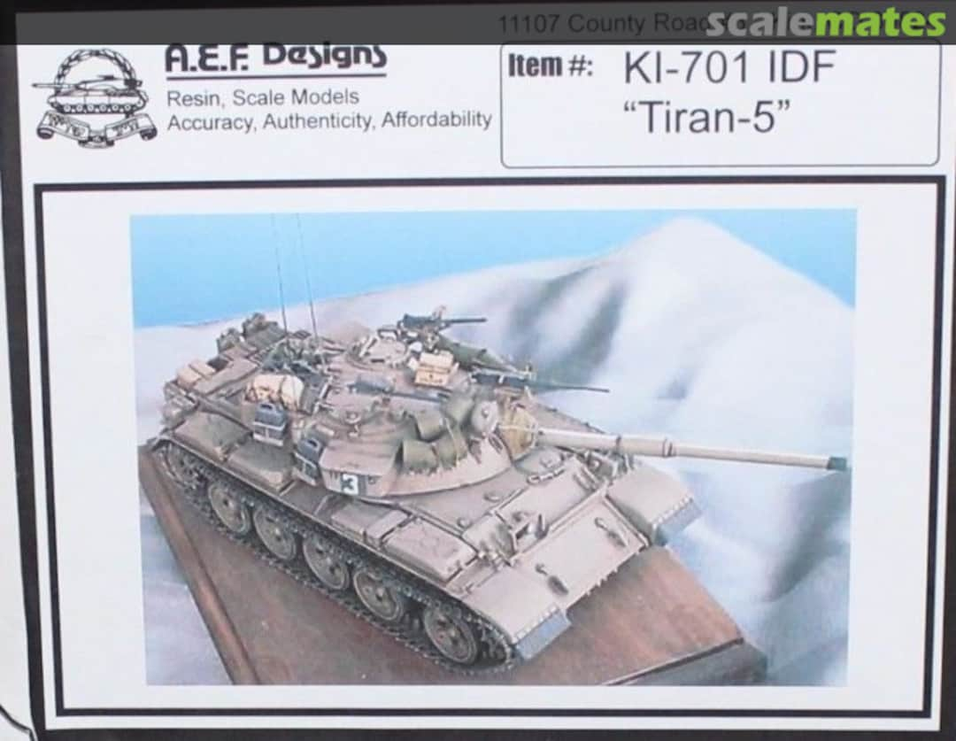 Boxart IDF "Tiran-5" KI-701 A.E.F. Designs