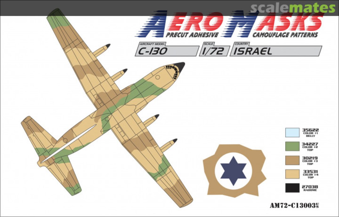 Boxart C-130 Israel AM72-C13003 AeroMasks