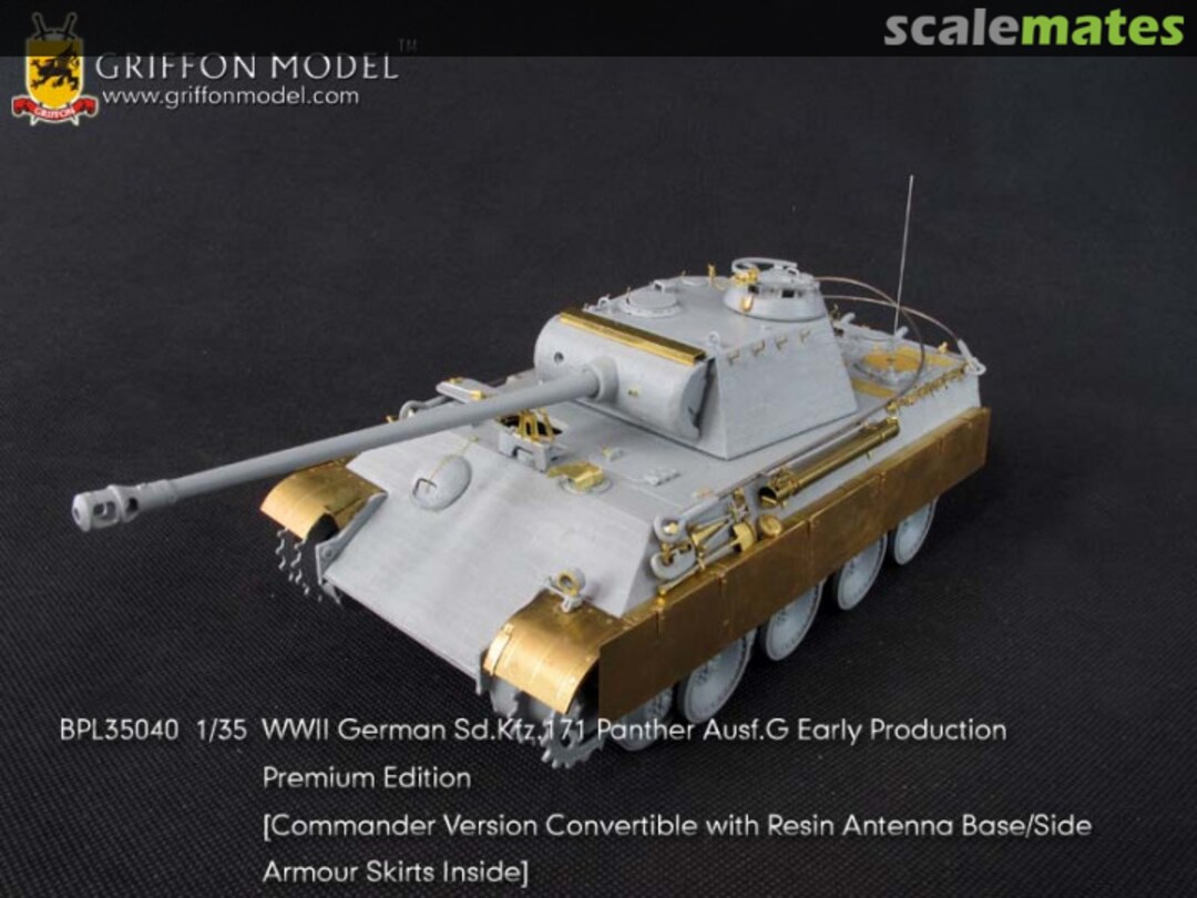 Boxart WWII German Sd.Kfz.171 Panther Ausf.G Early Production - Premium Edition BPL35040 Griffon Model