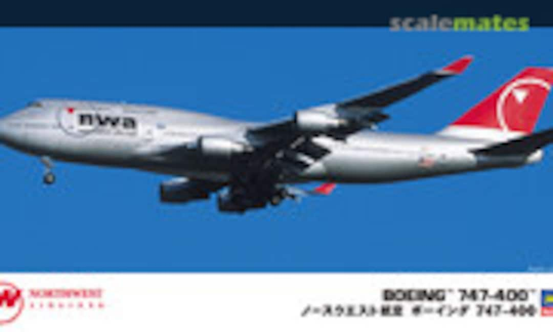 1:200 Northwest Airlines Boeing 747-400 (Hasegawa 10834)