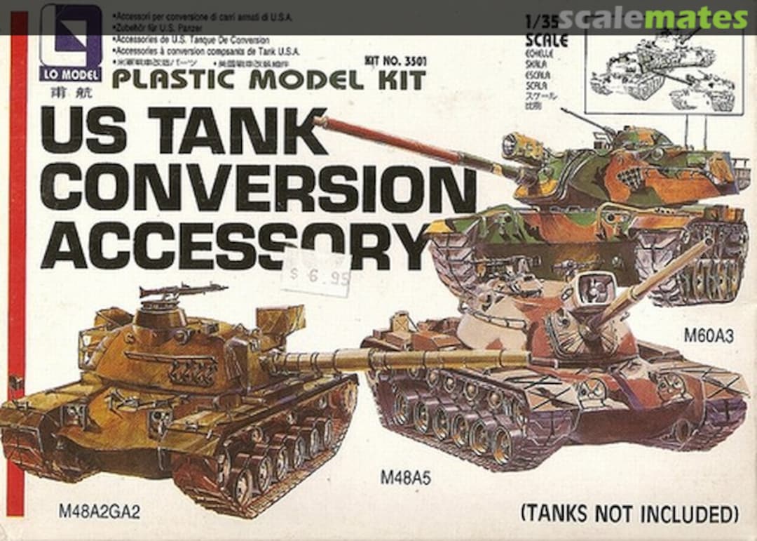 Boxart US Tank Conversion Accessory 3501 LO Model