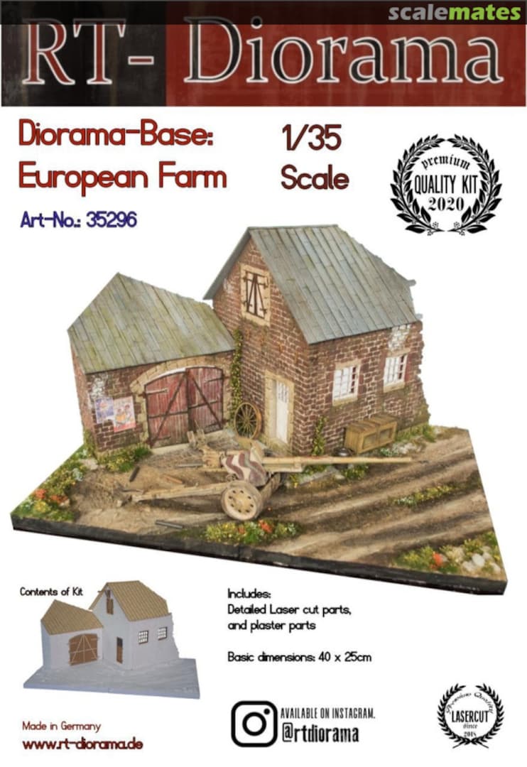 Boxart Diorama-Base: European Farm 35296 RT-Diorama