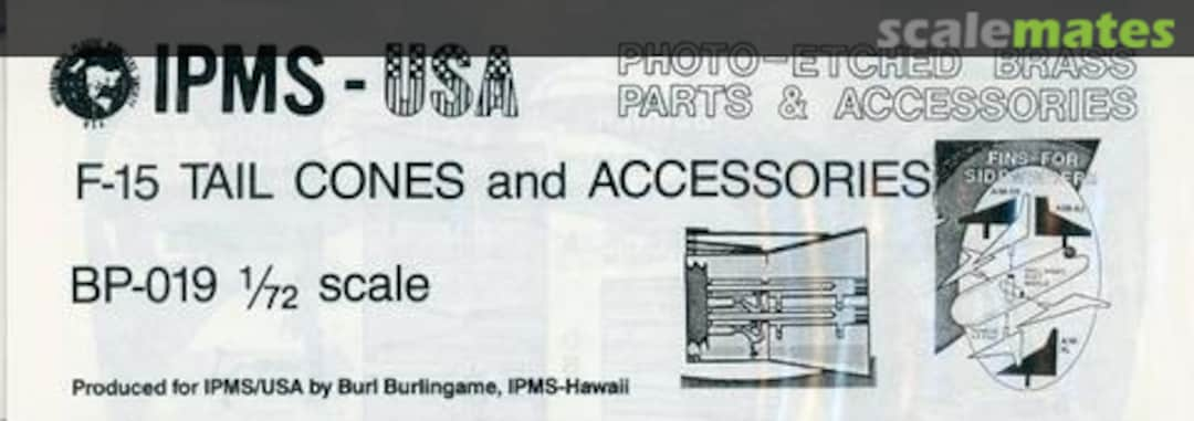 Boxart F-15 Tail Cones and Accessories BP-019 IPMS USA