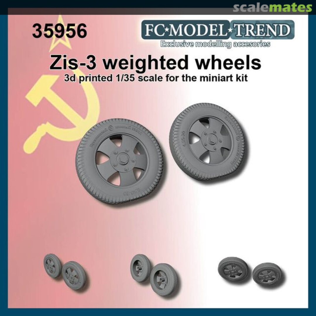 Boxart Zis-3 weighted wheels 35956 FC Model Trend