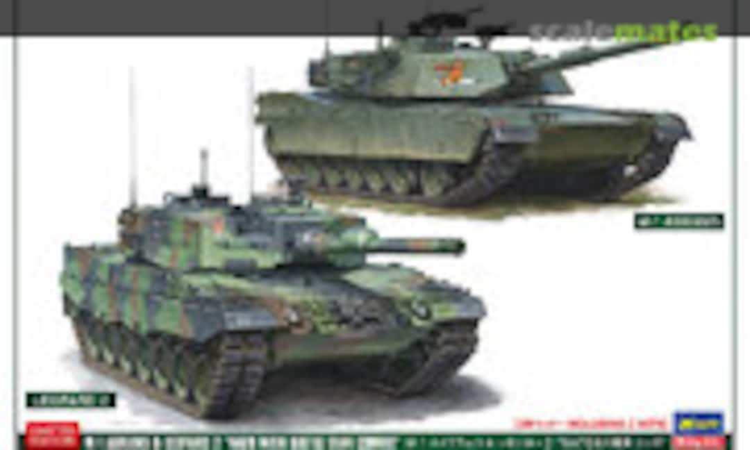 1:72 M-1 Abrams &amp; Leopard 2 &quot;NATO Main Battle tank Combo&quot; (Hasegawa 30069)