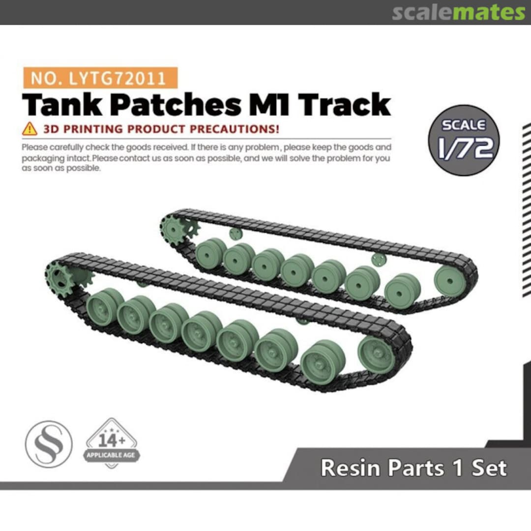 Boxart Tank Patches M1 Track LYTG72011 Yao's Studio