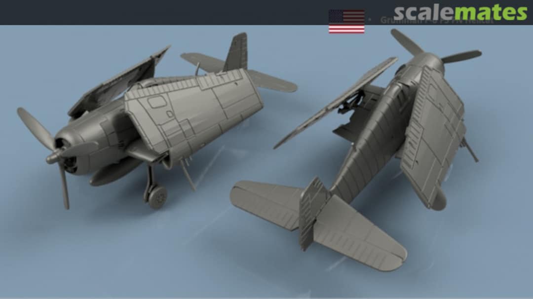 Boxart Grumman F6F-5 FN Hellcat folded wings - 3D printing (5 pcs) 3D700320 L'Arsenal