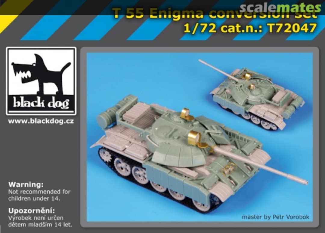 Boxart T-55 Enigma Conversion Set T72047 Black Dog