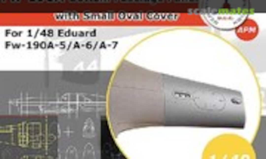 1:48 Bottom Fuselage Panel w. Small Oval Cover (Department of Correction 48003)