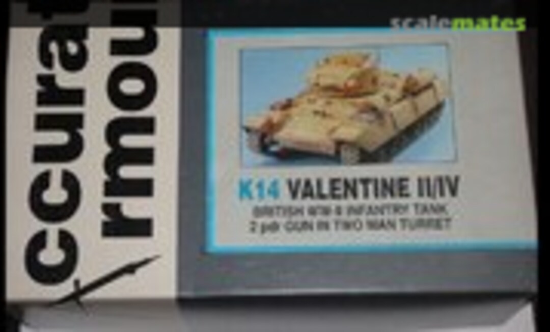 1:35 Valentine II/IV Infantry Tank 2 pdr Gun in two man turret (Accurate Armour K014)