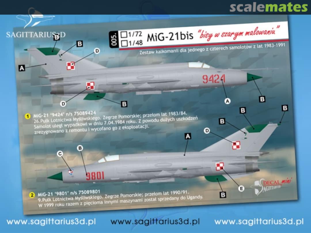 Boxart MiG-21bis 005.72 Sagittarius3d