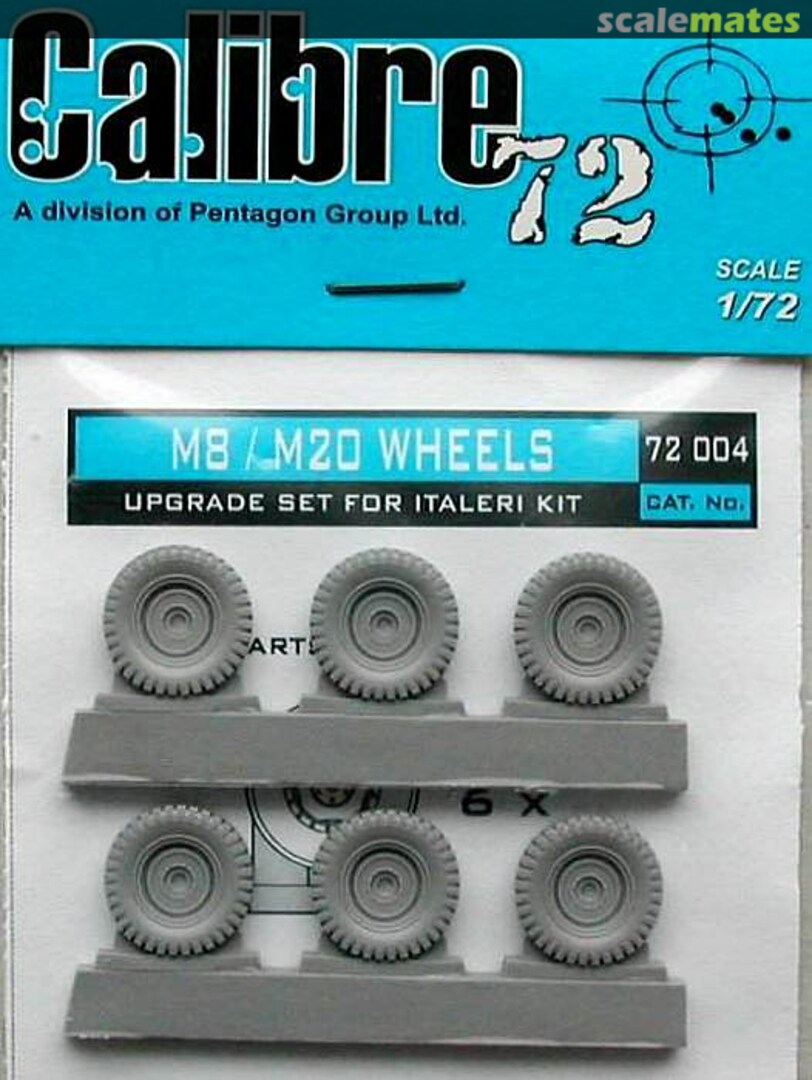 Boxart M8 / M20 Wheels 72004 Calibre72