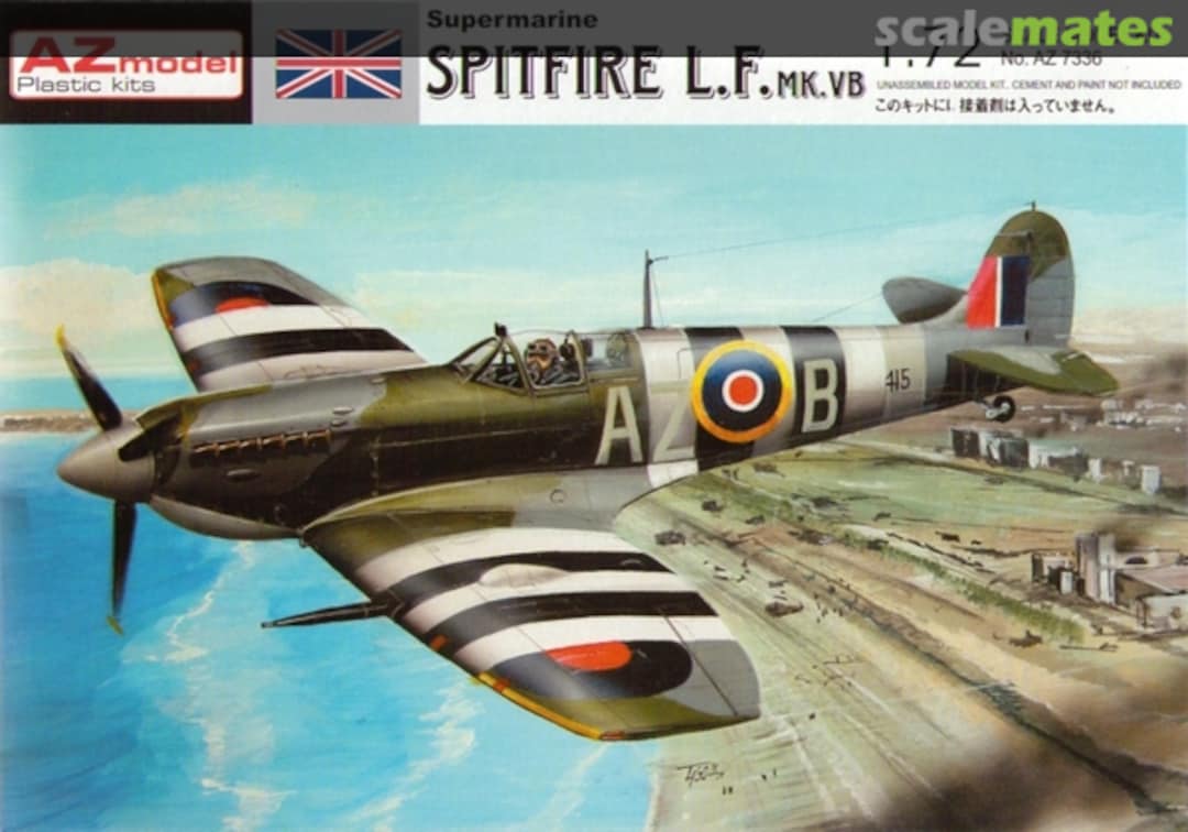 Boxart Supermarine Spitfire L.F.Mk.Vb AZ7336 AZmodel