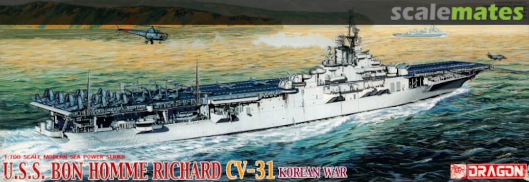 Boxart USS Bon Homme Richard CV-31 7063 Dragon